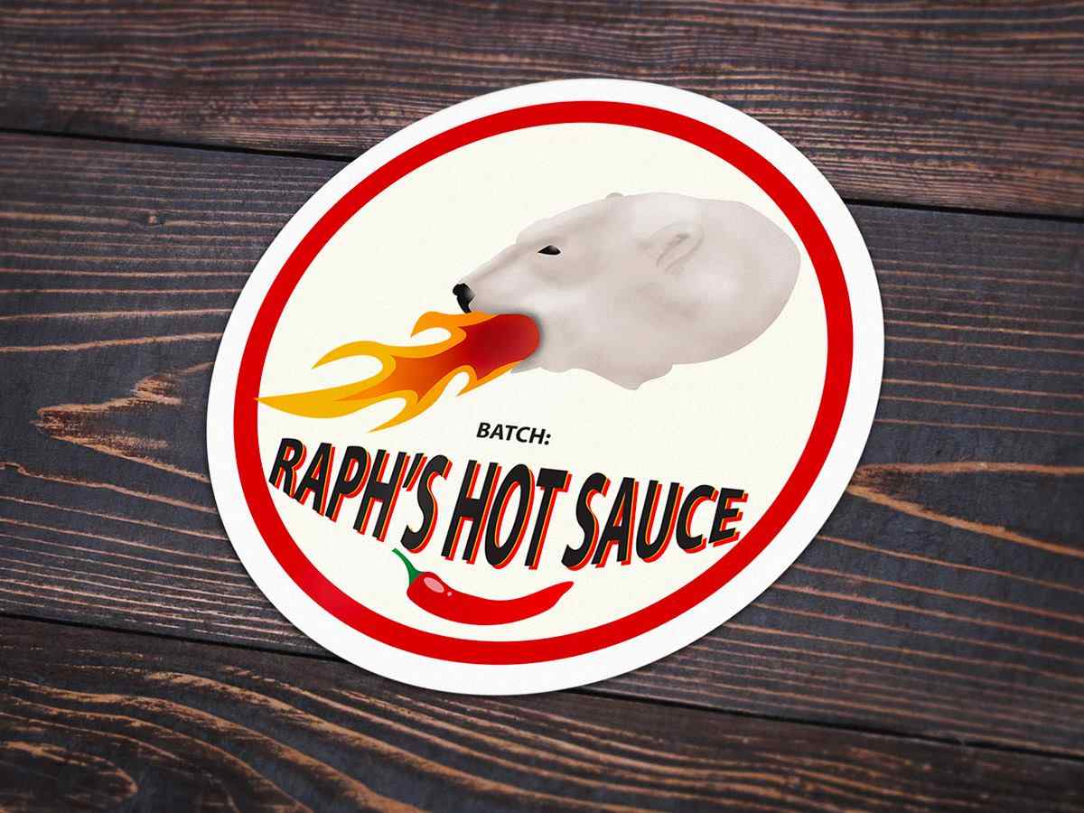 2015 - Raph’s Hot Sauce Logo