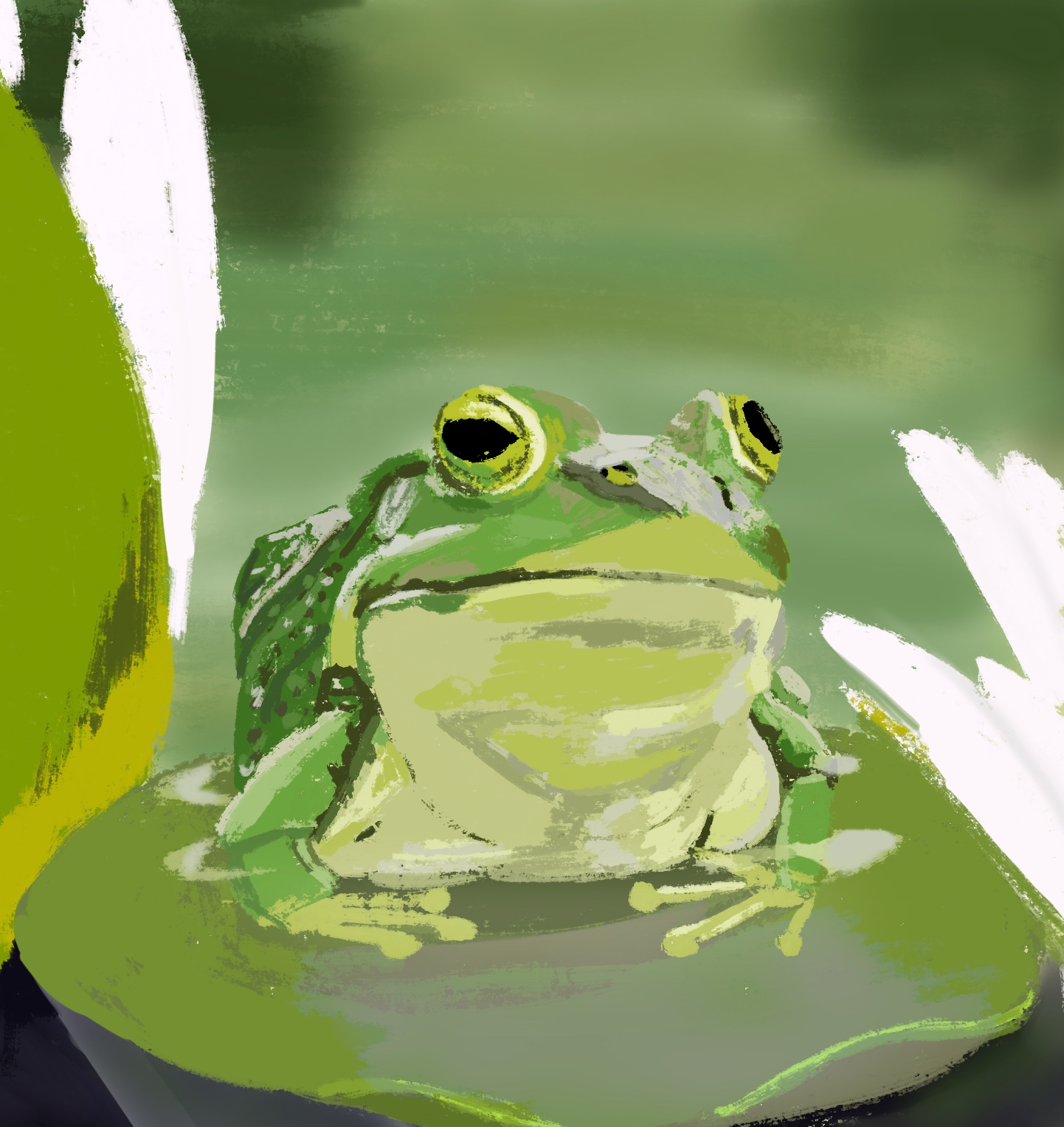 2022 - Frog Painting